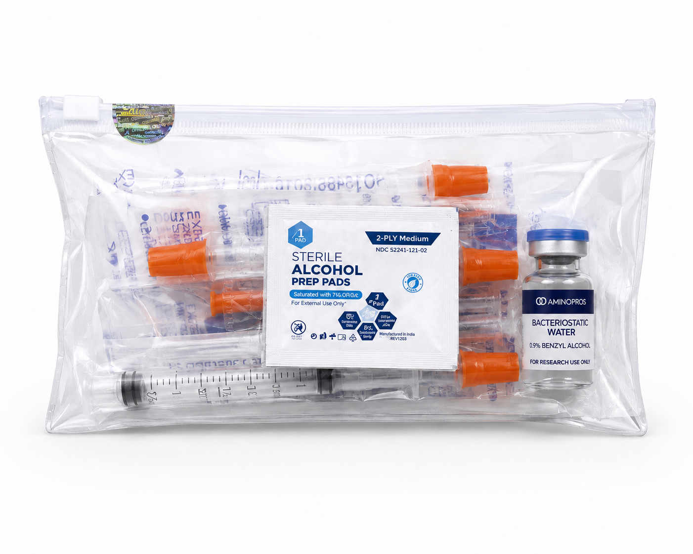 BACTERIOSTATIC WATER SYRINGE BUNDLE KIT